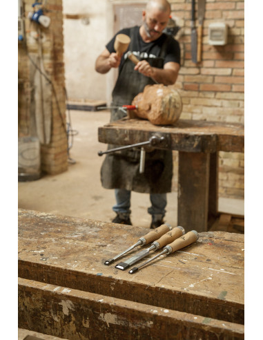 Kit formones con mango madera / 8910