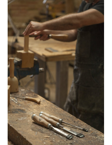 Kit formones con mango madera / 8910