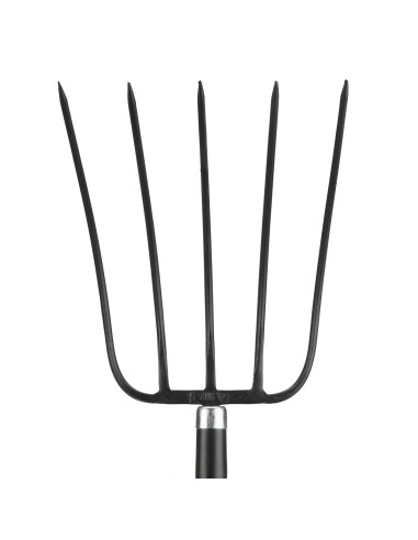 Horca forjada de 5 púas para recoger...