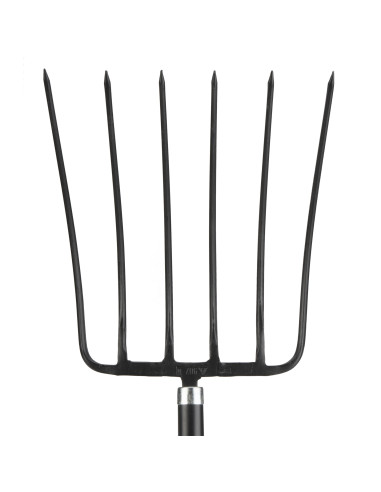 Horca forjada de 6 púas para recoger...