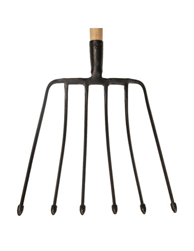 Horca forjada de 6 púas para trabajar...