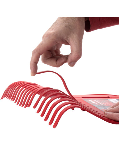 Escoba de plástico tipo rastrillo sin...