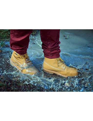 Bota construcción Camel Impermeable...