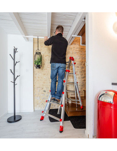 Escalera multifunción telescópica de...