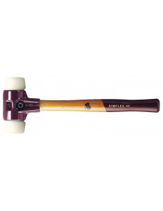 Maza de nylon blanco Simplex