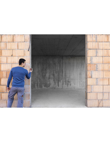 Medidor láser con alcance hasta 80 m...