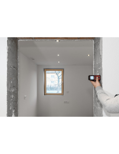 Medidor láser con alcance hasta 80 m...