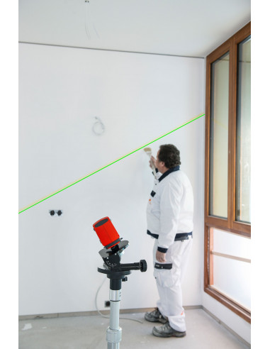 Nivel láser de líneas con rayo verde...