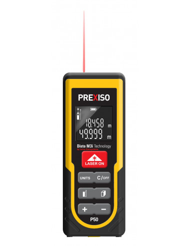 Medidor láser de hasta 50 m de...