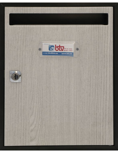 BUZÓN TEIDE SKIMPLATE MADERA CLARA