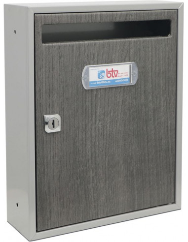 BUZÓN TEIDE SKIMPLATE MADERA CENIZA