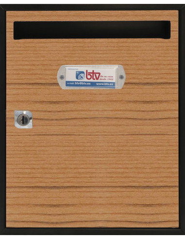 BUZÓN TEIDE SKIMPLATE MADERA CEREZO