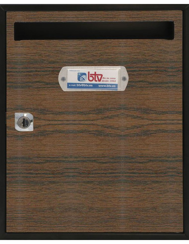 BUZÓN TEIDE SKIMPLATE MADERA SAPELLI