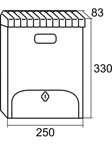 BUZÓN GARDEN BLANCO