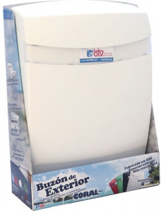 BUZÓN CORAL ABS MARRÓN TIERRA 2