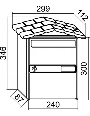 BUZÓN CHALET BLANCO