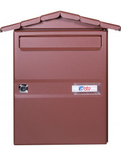 BUZÓN CHALET MARRÓN TIERRA 2