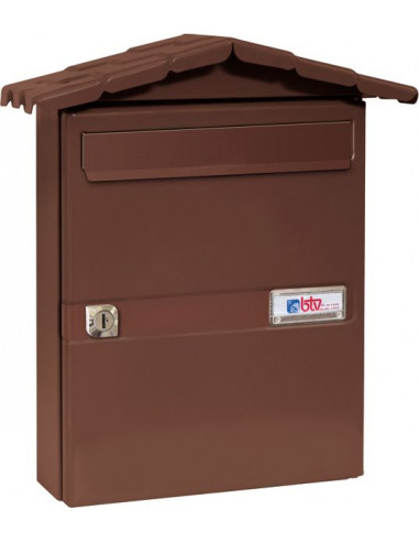 BUZÓN CHALET MARRÓN TIERRA