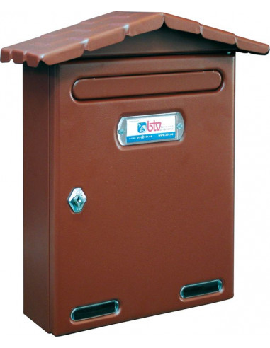 BUZÓN CHALET MARRÓN TIERRA