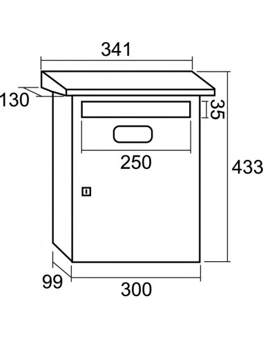 BUZÓN CASTILLO BLANCO
