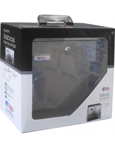 BUZÓN LISBOA ACERO INOXIDABLE HORIZONTAL