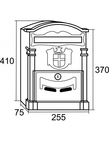BUZÓN IMPERIAL NEGRO