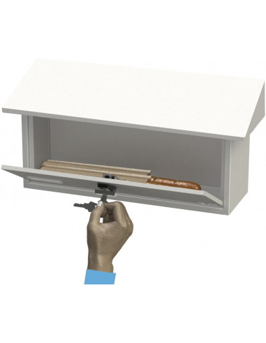 PANERA BLANCA CERRADURA POMO