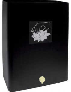 PAPELERA-20 GARAJE NEGRA