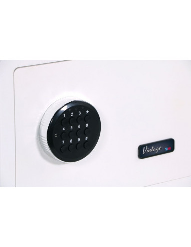 CAJA FUERTE VINTAGE BLANCA