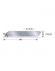 Cuchilla TAJIMA LCB-50. 2