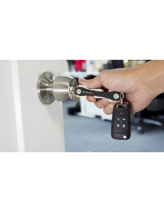 LLAVERO KEYSMART ORIGINAL- ORGANIZADOR DE LLAVES ALUMINIO BLACK 2