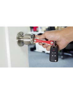 LLAVERO KEYSMART ORIGINAL- ORGANIZADOR DE LLAVES ALUMINIO RED 2