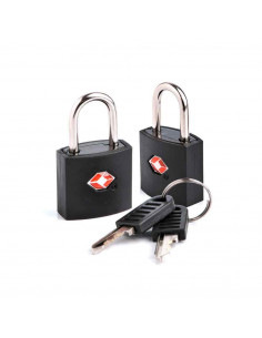 PACK 2 CANDADOS LLAVE. HOMOLOGACIÓN TSA