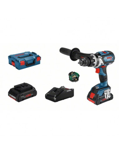 TALADRO PERCUTOR A BATERÍA GSB 18V-110 C 2x4.0