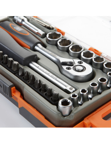 JUEGO LLAVES DE VASOS Y ACCESORIOS...