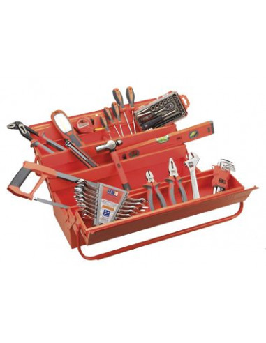 CAJA METÁLICA DE 5 BANDEJAS CON...