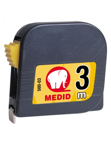 Flexómetro con estuche ABS 3 m x 13...