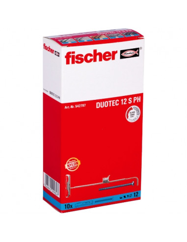 fischer DuoTec 12 S PH tornillo de cabeza plana