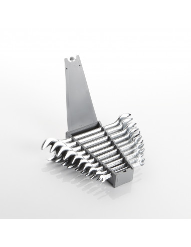 Juego De 10 Llaves Fijas, Soporte De...