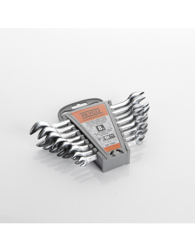 Juego De 8 Llaves Fijas En Soporte De...