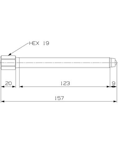 HUSILLO DEL 2440 Y 2450 1"GAS