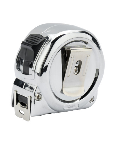 Flexómetro cromado para trabajos de...