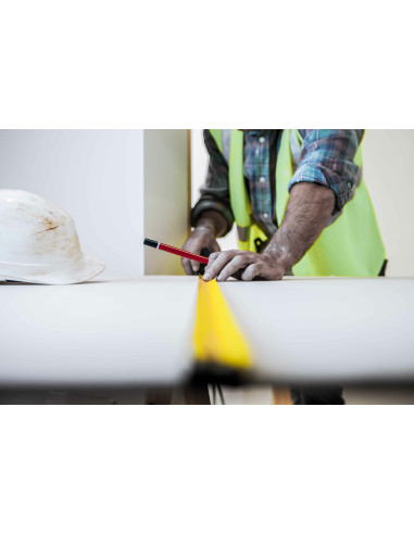 Flexómetro cromado para trabajos de...