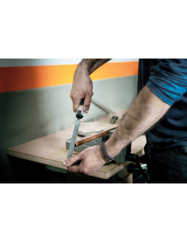 Lima mecánico plana punta con mango...