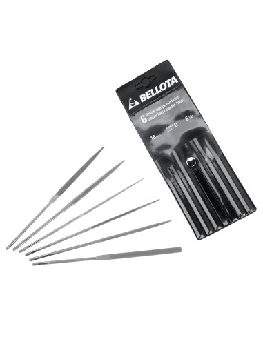 Kit de 6 limas aguja con picado basto...