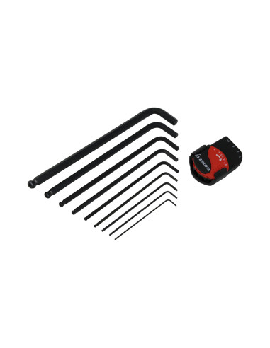 Juego clip de 9 llaves allen largas...