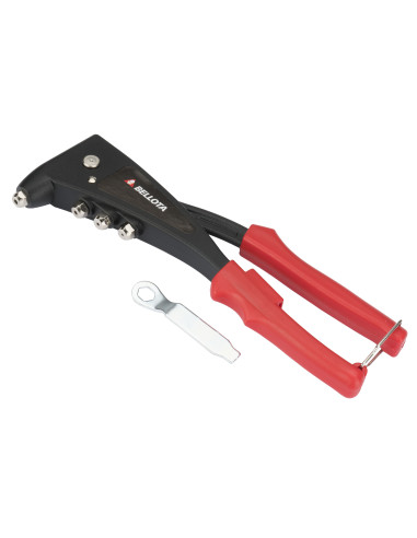 Remachadora con bocas intercambiables...