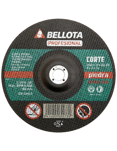 Disco abrasivo profesional para corte...