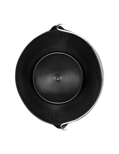 Capazo 26 litros asa metálica negro /...