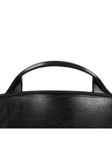 Capazo 26 litros asa plástico negro /...